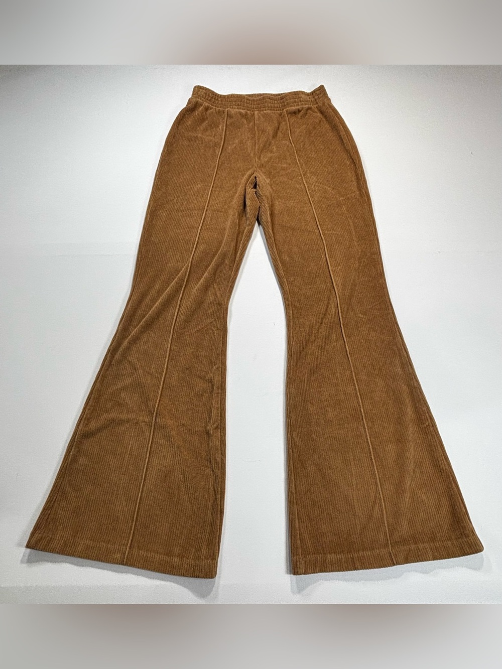 aerie Brown Corduroy Flare Pants